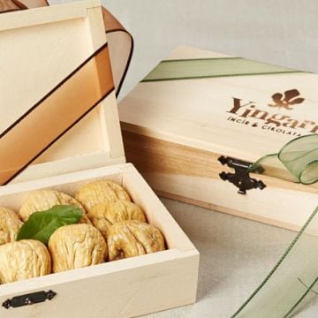 Naturel Kuru İncir - Ahşap Kutu 300 gr.