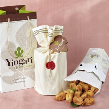 Naturel Kuru İncir - Çantalı, Altıgen Kutu 1000 gr.