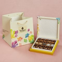 Kuru İncir Bohçaları - Yapraklı Kutu 25 Adet