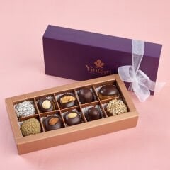 Kuru İncir Bohçaları Mor Kutu 10 adet